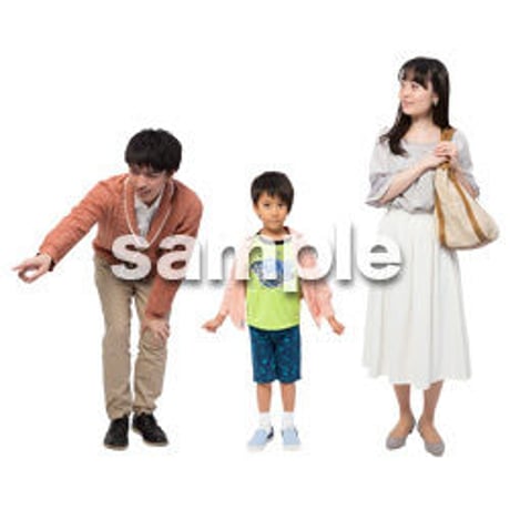 Cutout People　ファミリー　GG_146