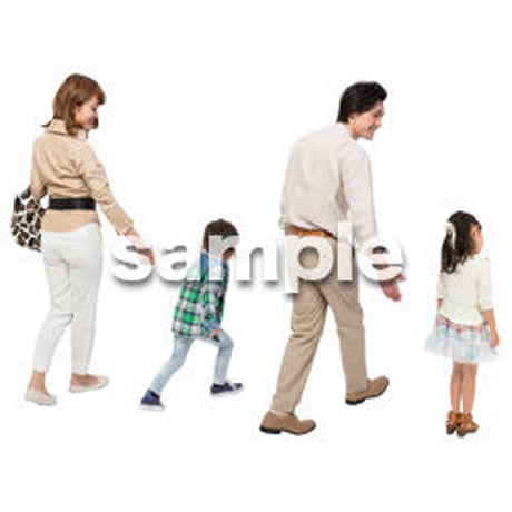 Cutout People　4人ファミリー　GG_264