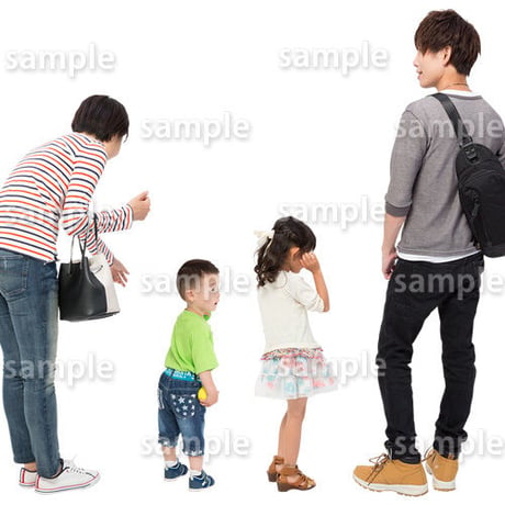 人物切抜きセット☆ファミリー　1_set116
