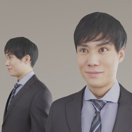 3D人モデルAポーズ　120_Kazu