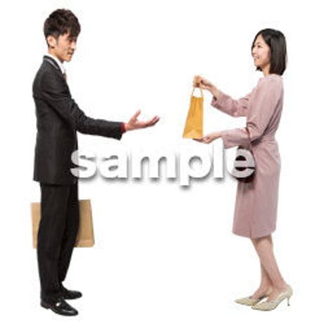 Cutout People　ショッピング　JJ_118