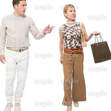 Cutout People　ショッピング　JJ_106