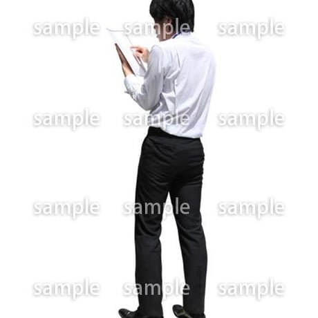 人物切抜き素材　ベーシックファッション編　P_349