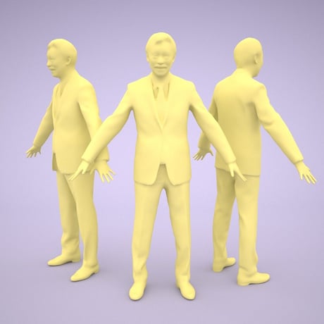 3D人モデルAポーズ　046_Ken
