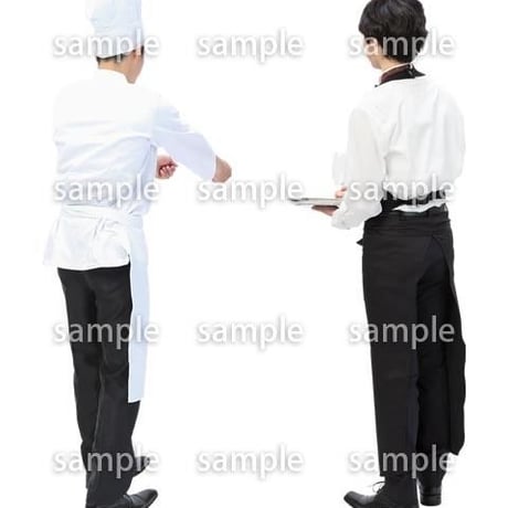 Cutout People　パーティースタッフ　DD_184