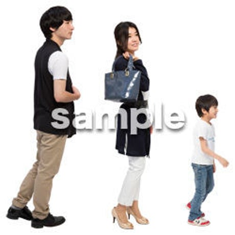 Cutout People　ファミリー　GG_088