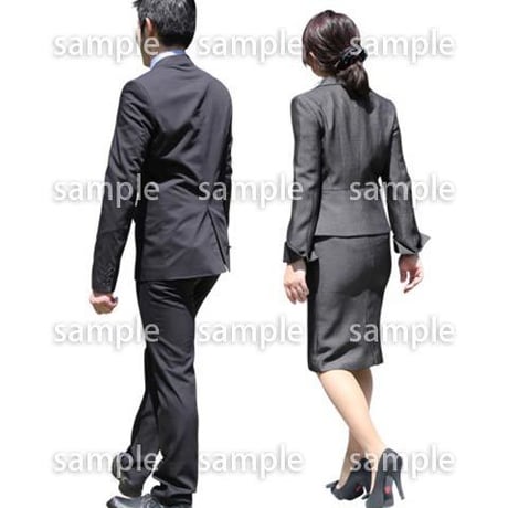 人物切抜き素材　ベーシックファッション編　P_069