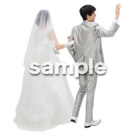 Cutout People　ウェディング　DD_005