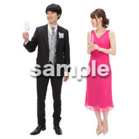 Cutout People　パーティー　DD_086