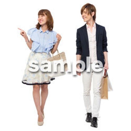 Cutout People　ショッピング　JJ_006
