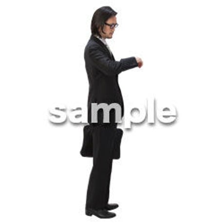 Cutout People　ビジネス-日本人　EE_203
