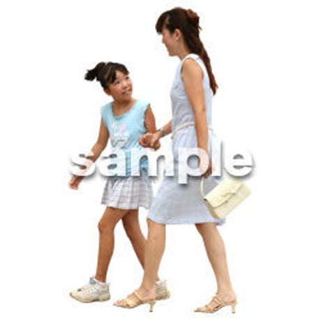 人物切抜き素材　夏服・フィットネス編　J_073
