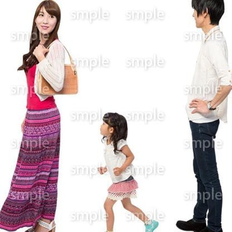 Cutout People　ファミリー　GG_078
