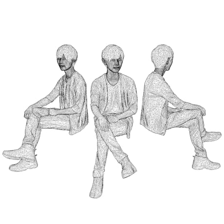 3D人物素材 [Posed]   035_Toru
