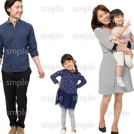 Cutout People　4人ファミリー　GG_441
