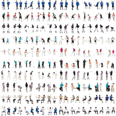 03Cutout People スポーツV1 [ダウンロード版]