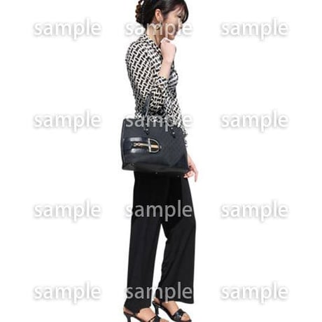 人物切抜き素材　ベーシックファッション編　P_183