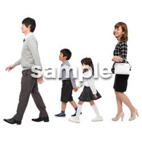 Cutout People　4人ファミリー　GG_213
