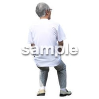 人物切抜き素材　シニアライフ編　R_490