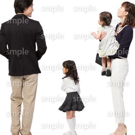 Cutout People　4人ファミリー　GG_410