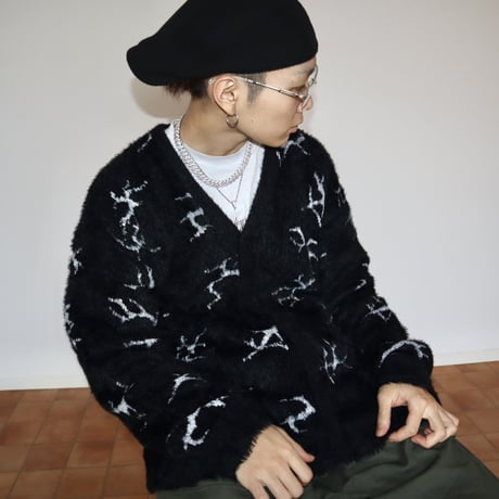 HUF　CRACKED CARDIGAN