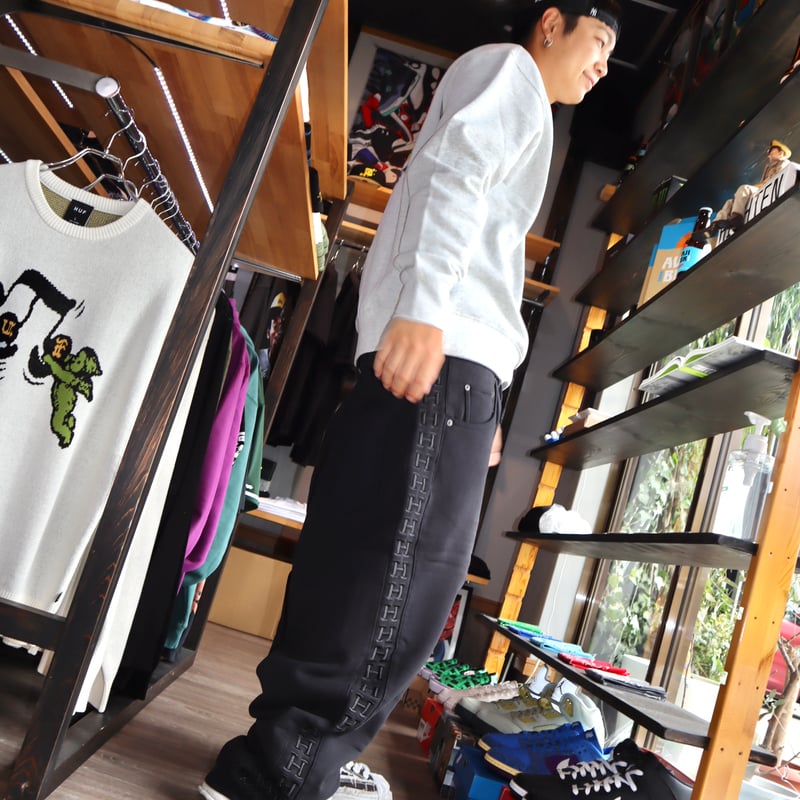 HUF TOWNER WIDE FLEECE PANT | HIGHTEN