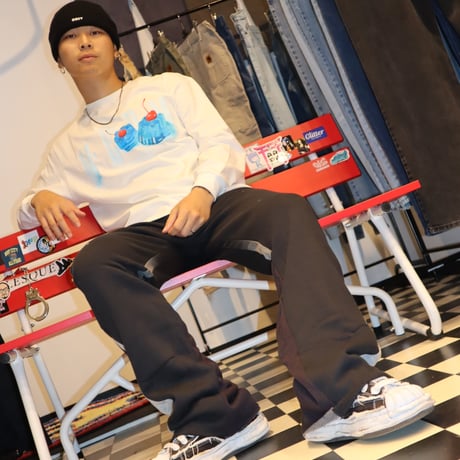 mnml　Contrast Flare Sweat Pants