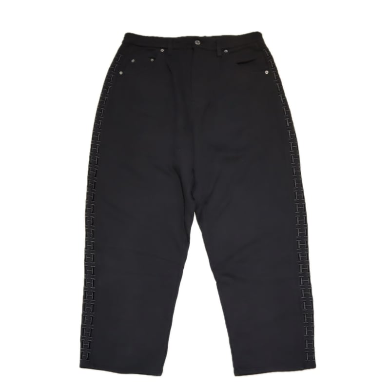 HUF / 24AW/TOWNER WIDE FLEECE PANT/L/コットン/BLK HUF TOWNER WIDE FLEECE PANT | HIGHTEN