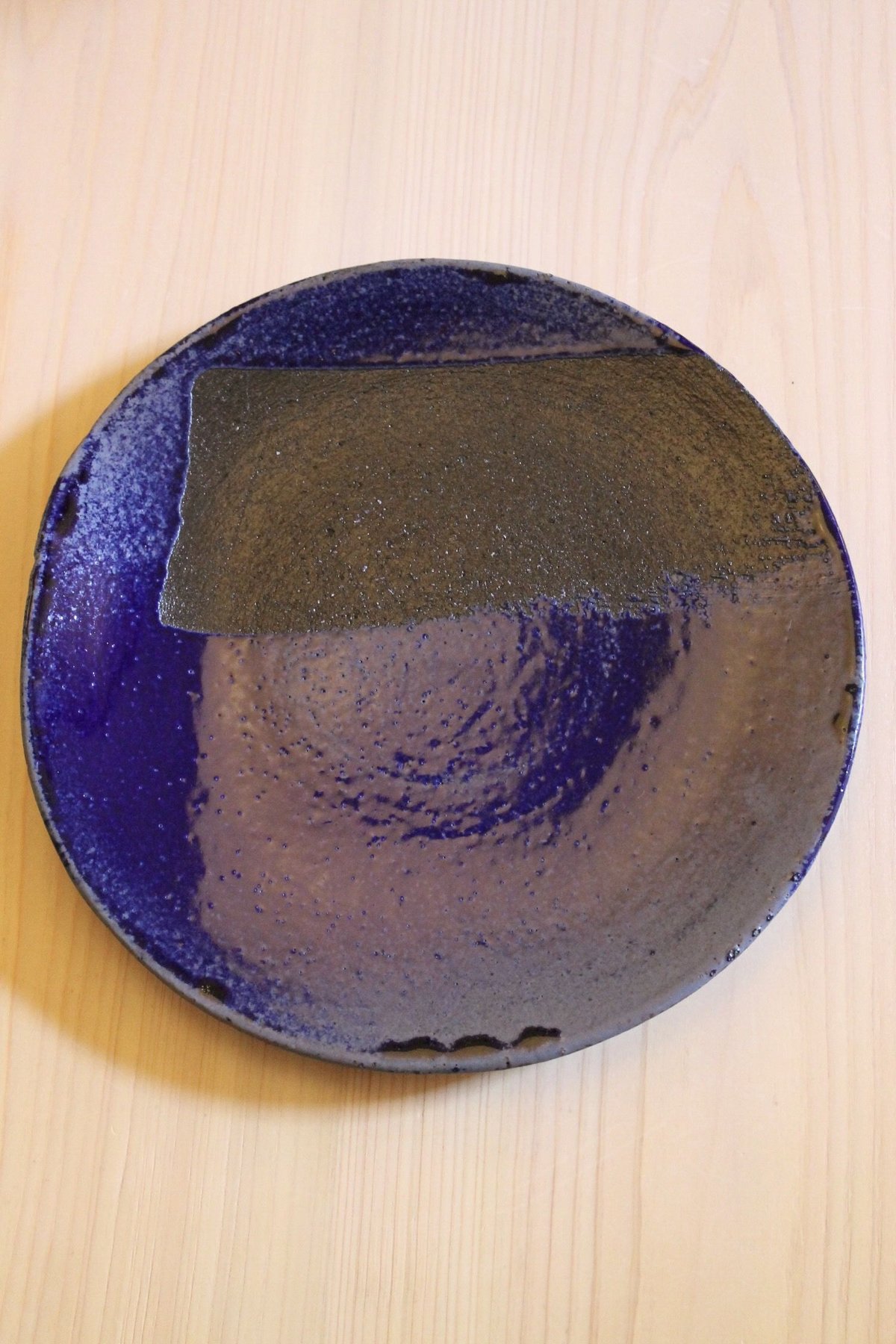 沖縄　大嶺實清　古作　琉球織部板皿 沖縄 大嶺實清 古作 琉球織部板皿 沖縄 大嶺實清さん お皿 大嶺工房