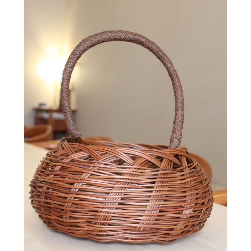 沖縄 わらび細工 ねじり手カゴ 國吉さん作 | BRILLANTE IL SUZUKI SALONE