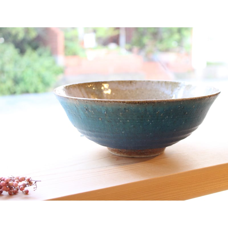 沖縄 大嶺實清さん青釉鉢 大嶺工房 やちむん | BRILLANTE IL SUZUKI SA