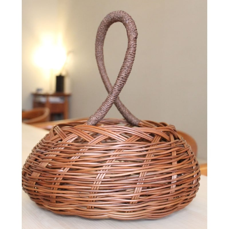 沖縄 わらび細工 ねじり手カゴ 國吉さん作 | BRILLANTE IL SUZUKI SALONE