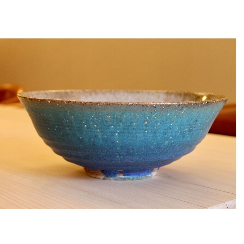 やちむん。専用出品 30%OFF】エドメ陶房（川上真悟）｜6寸鉢 水玉 【やちむん】 - 和食器