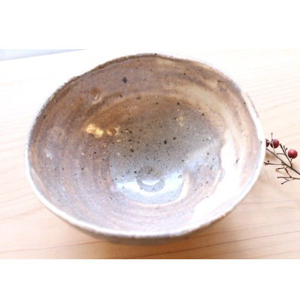 大嶺實清　緑釉茶碗　（刻印あり） 大嶺實清緑釉茶碗