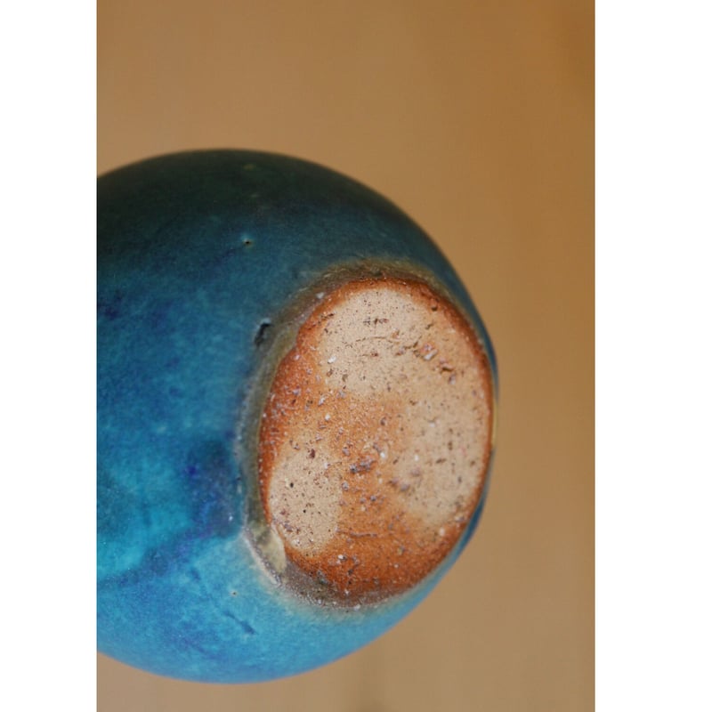 大嶺實清さん 大嶺工房 青釉 徳利 沖縄 やちむん | BRILLANTE IL