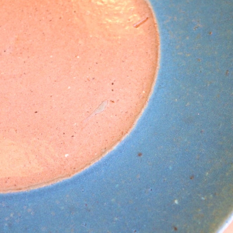 大嶺實清氏　大嶺工房 ペルシャンブルー皿　26㎝ 大嶺工房 大嶺實清 ペルシャブルー丸皿 沖縄 やちむん | BRILLANTE IL