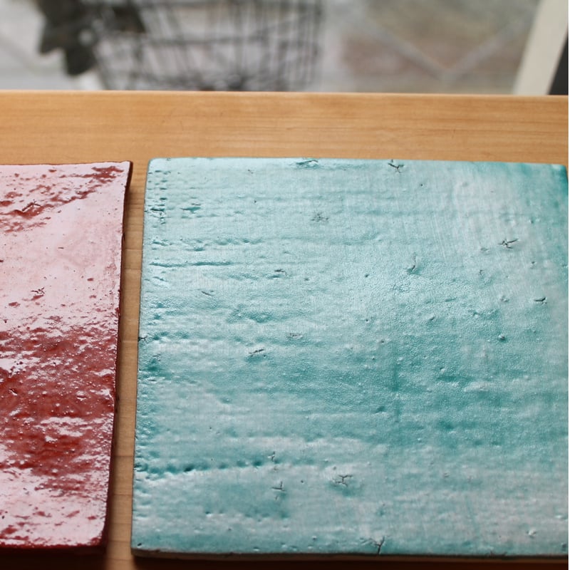 沖縄 大嶺工房 大嶺實清 四角皿 《緑釉》 | BRILLANTE IL SUZUKI SALONE