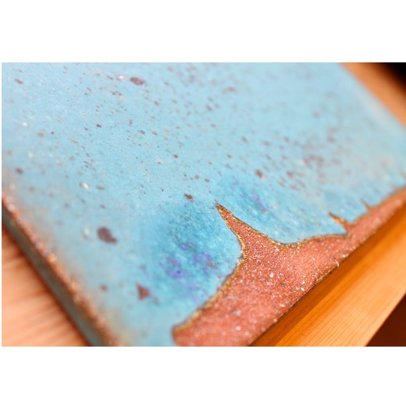 大嶺實清さんの角皿　やちむん 沖縄 大嶺實清さん 白釉 長方形 角皿 大嶺工房 やちむん≪送料