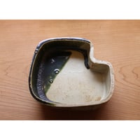 山田義力 陶房土火人（つちびと）琉球織部 花器 やちむん≪送料無料