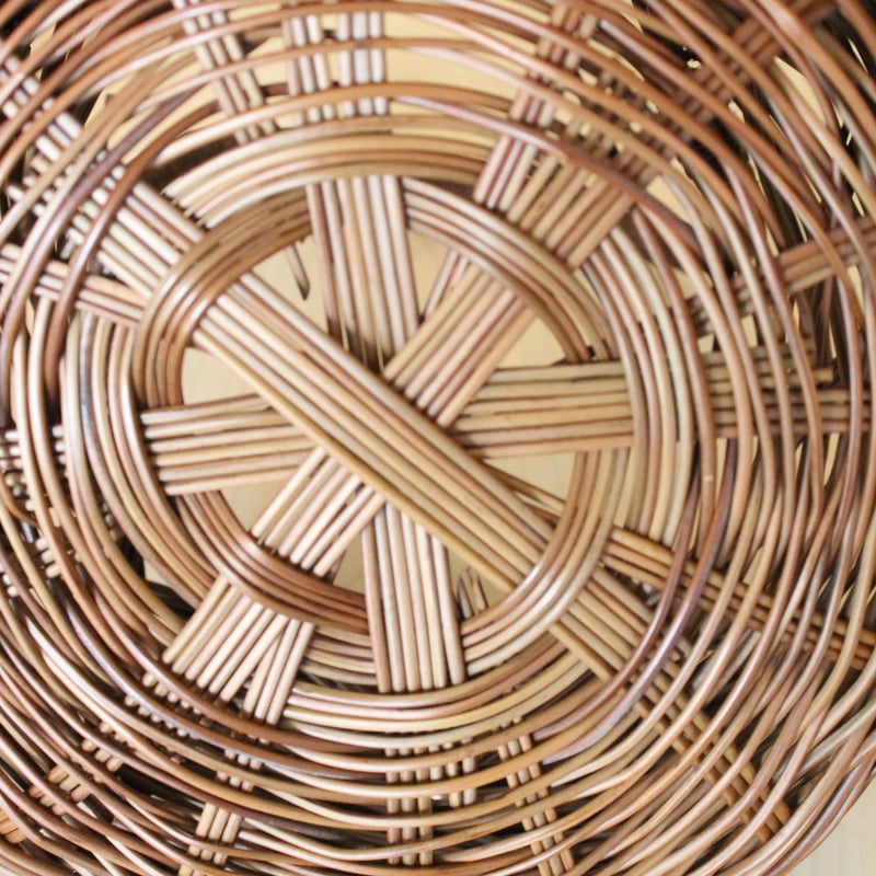 沖縄 わらび細工 ねじり手カゴ 國吉さん作 | BRILLANTE IL SUZUKI SALONE