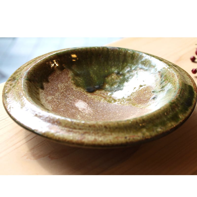 大嶺工房 大嶺實清 小皿 琉球織部 やちむん 沖縄 | BRILLANTE IL SUZUKI