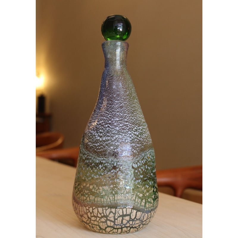 稲嶺盛吉　土紋花器 楽天市場】稲嶺盛吉(宙吹きガラス工房虹) 琉球ガラス 花入れ 土