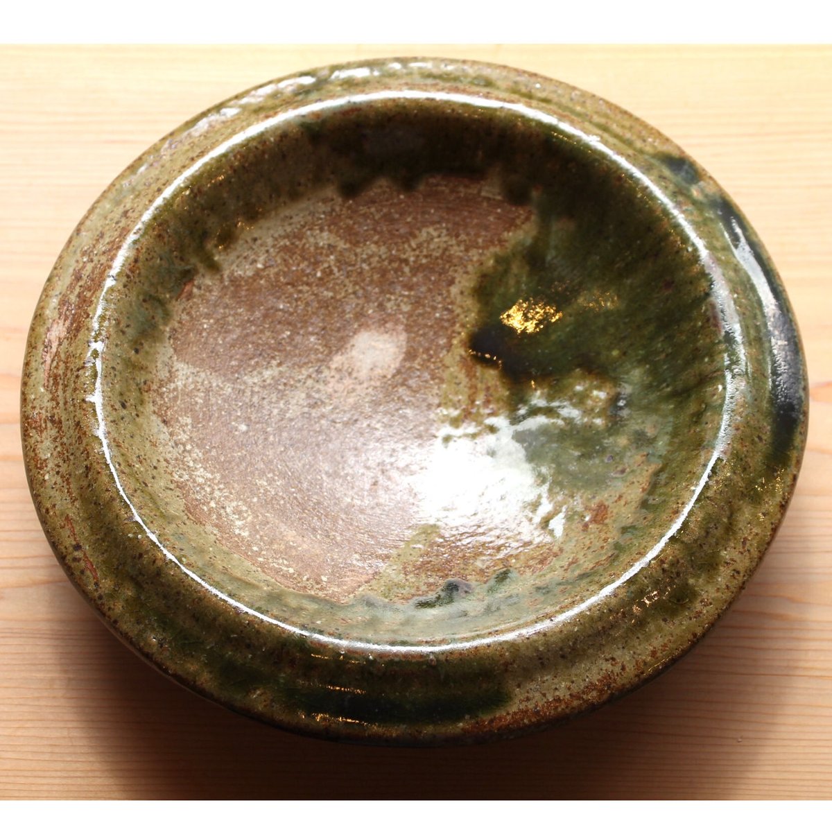 大嶺工房 大嶺實清 小皿 琉球織部 やちむん 沖縄 | BRILLANTE IL SUZUKI