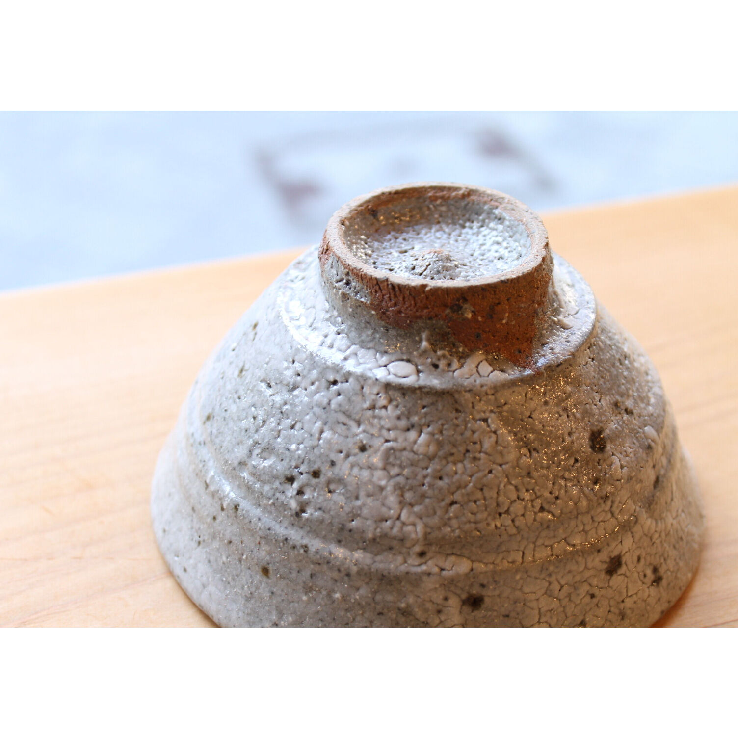 1点物　やちむん　沖縄 大嶺工房　大嶺實清 作　灰釉抹茶茶碗 original