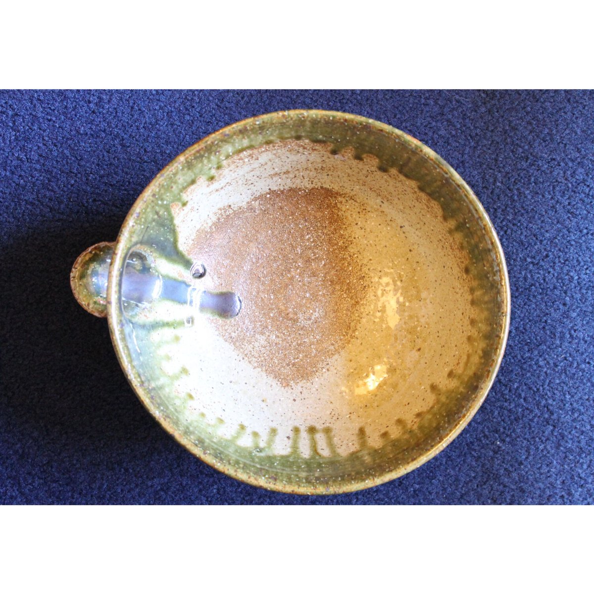 沖縄 大嶺實清さん 織部釉 片口鉢 大嶺工房 やちむん | BRILLANTE IL