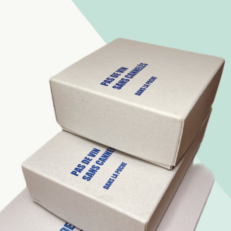 ギフトラッピング（活版印刷紙箱） | Dans la Poche カヌレ専門店