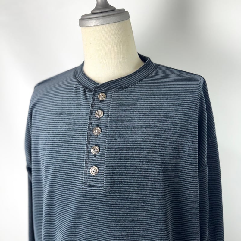 soe READY TO WEAR / Henryneck L/S T-Shirts | g
