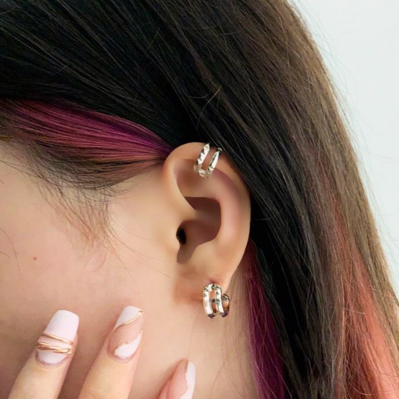 GARNI / Little Studs Double Pierce | glitter O