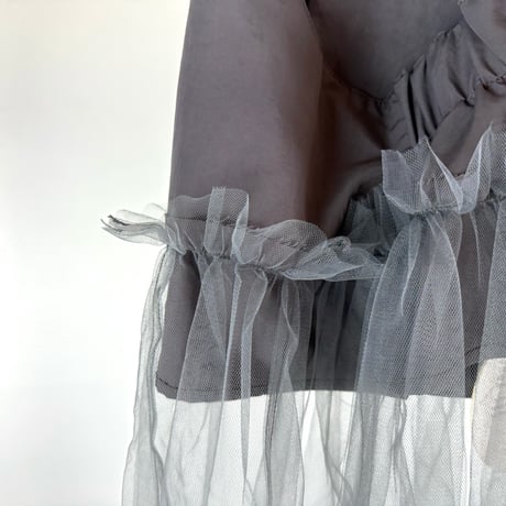 NONTOKYO　/  GATHER TULLE CAMISOLE ONE-PIECE