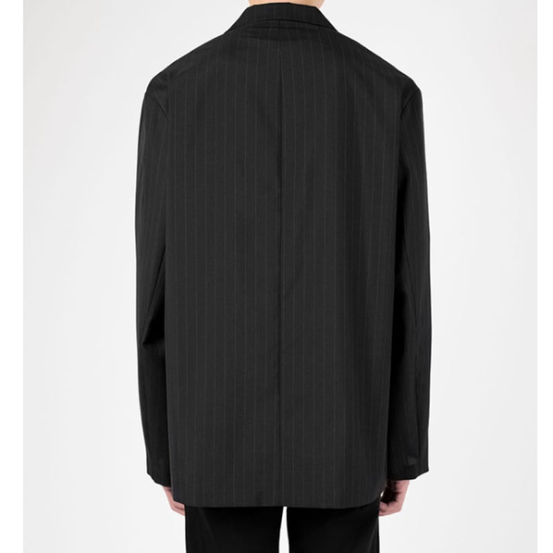 LADMUSICIAN / T/W POPLIN PINSTRIPE UNCONSTRUCTE